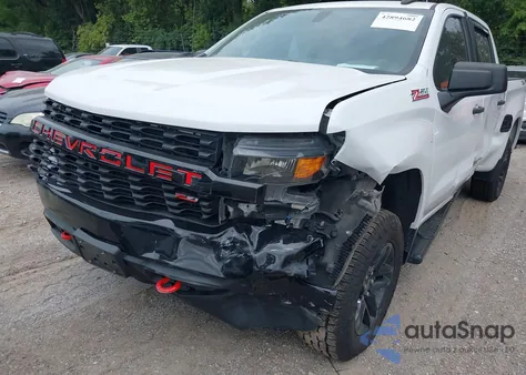 2020 Chevrolet Silverado K1500 Trail Boss Custom из США, поврежденный, VIN 3GCPYCEF1LG442422